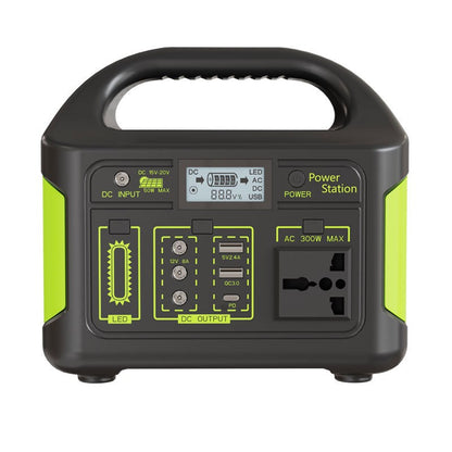300W Portable Power Station 220V LiFePO4 Solar Generator for Outdoor