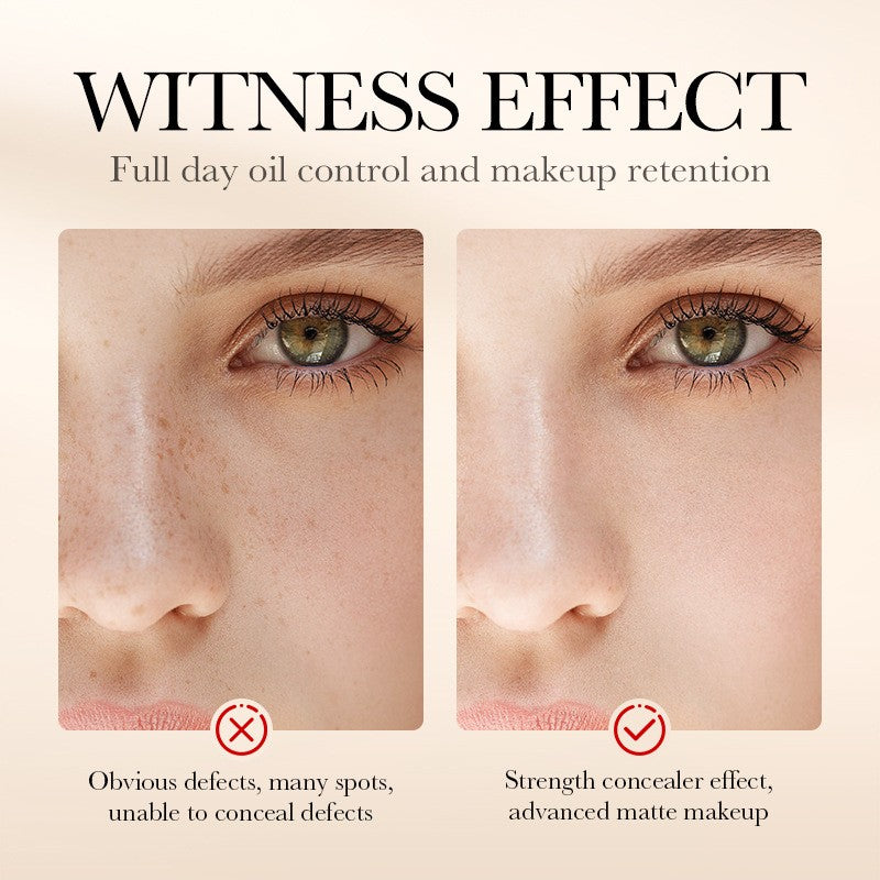 Liquid Foundation BB Cream Breathable Long Lasting Transfer-Proof Natural Finish