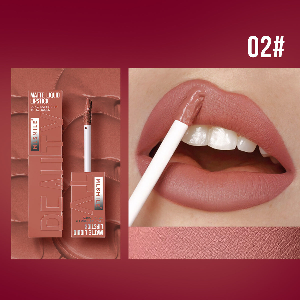 6 Color Non-stick cup Velvet Satin Gloss Lip glaze Mist Liquid matte lipstick
