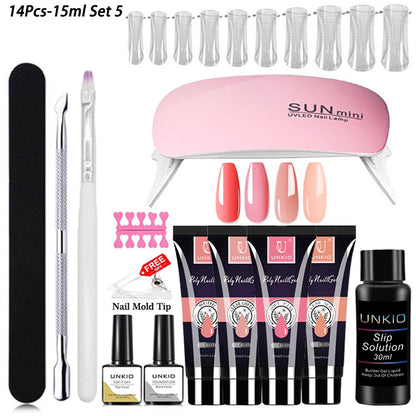 Gel Nail Polish Starter Set UV LED Lamp Nail Gel Manicure Tools Nail Art DIY