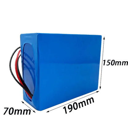 36V 45Ah 10S7P Li-ion Battery High Capacity with BMS for E-Bike Motorcycle