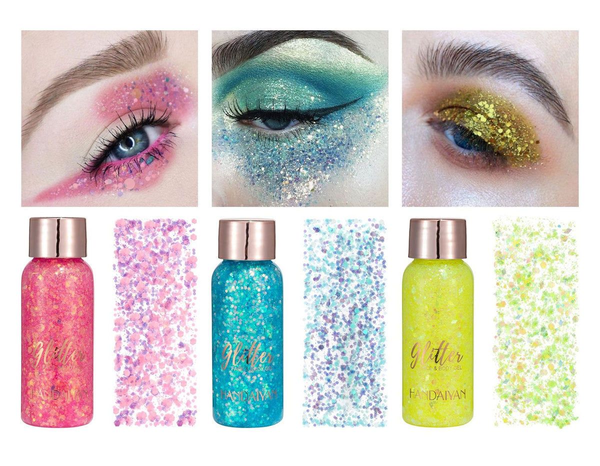 Chameleon Glitter Liquid Eye Shadow Face Body painting Makeup for Women