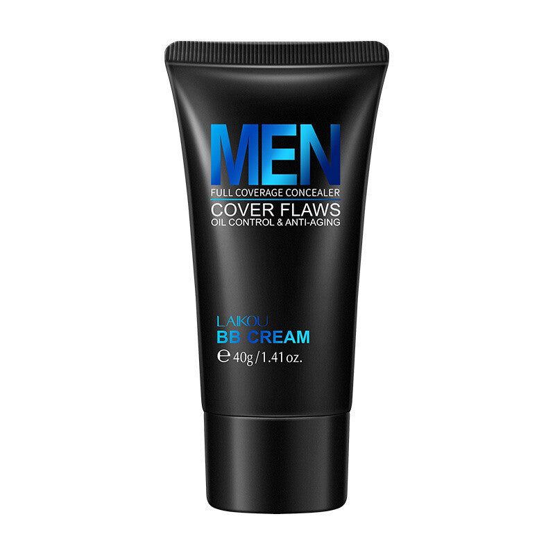 1.41oz BB Cream For Men Makeup Base Cover Flaws Oil Control Anti-Aging