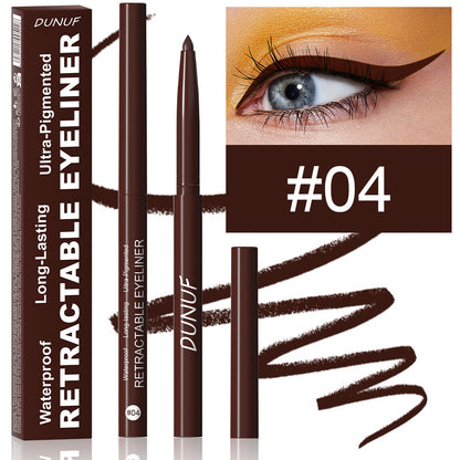 Waterproof Eyeliner Pencil - Longwear, Smudge-Proof, Quick-Dry Gel Formula