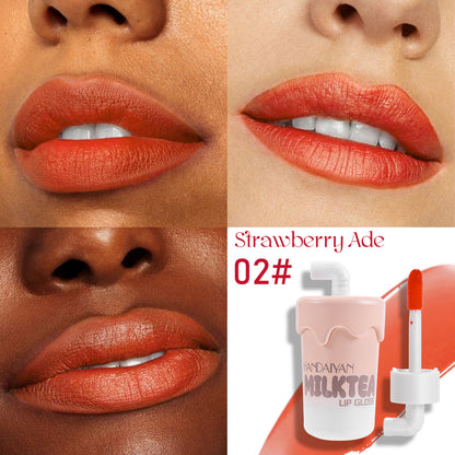 Lip & Cheek Tint - Liquid Lipstick Waterproof Long Lasting Lip Gloss