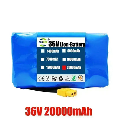 Genuine 36V 12Ah 10S2P Li-ion Battery Rechargeable Batteries
