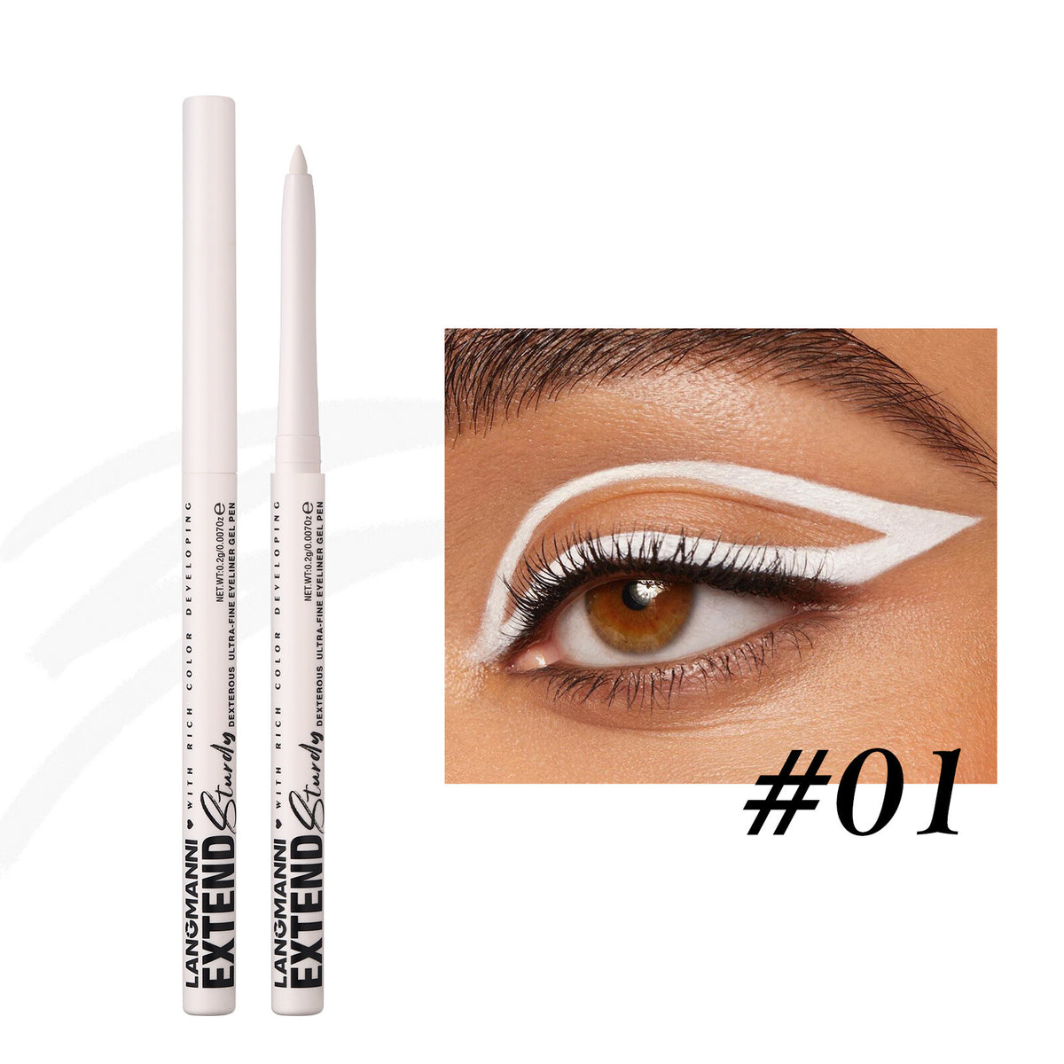 Waterproof Auto Eyeliner Pencil Long Lasting Smudge-proof Rotating Eye Liner