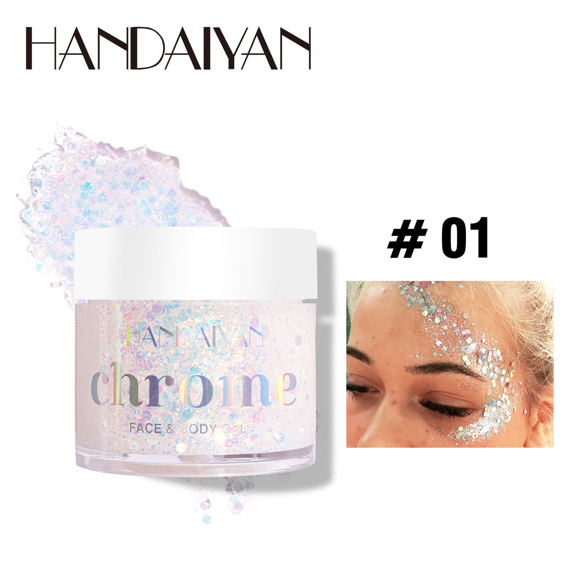Chameleon Glitter Liquid Eye Shadow · Face & Body Makeup Color-Shifting Metallic