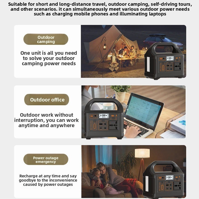 200W Portable Power Station 220V/110V LiFePO4 for Outdoor Camping Market