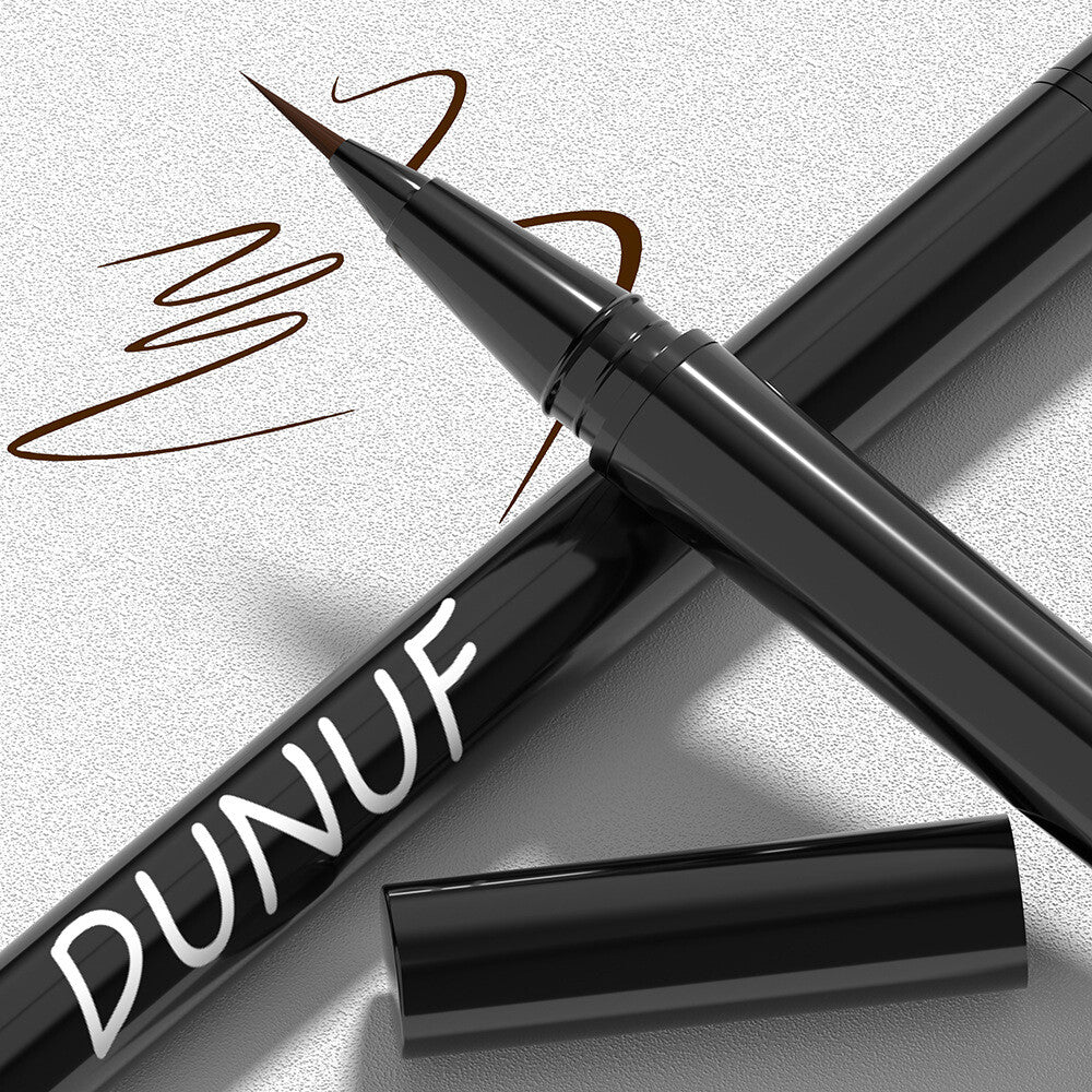 2-Color Liquid Eyeliner Waterproof Quick-Dry Smudge-Proof Eyes Makeup for Women