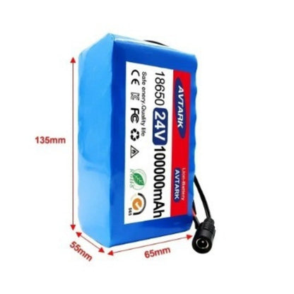 24V 100Ah Li-ion Battery Rechargeable 7S3P for E-Bike E-Scooter with BMS
