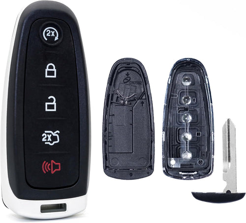 Key Fob Shell Case Replacement Fit for Ford Lincoln Keyless Entry Remote Control
