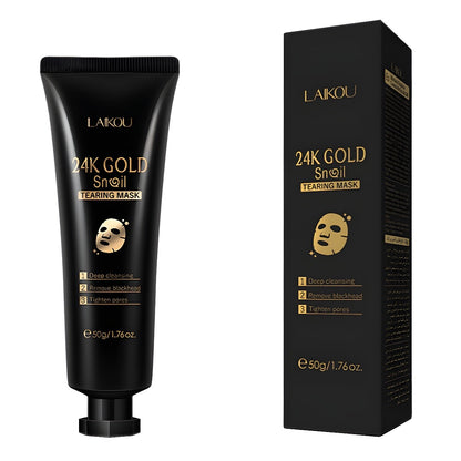 Skin Care Skin Masks 24K Gold 50g Snail Cleansing Pore Shrinking Pore