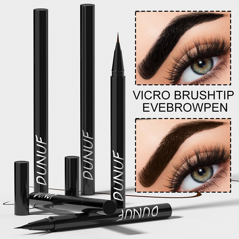 2-Color Liquid Eyeliner Waterproof Quick-Dry Smudge-Proof Eyes Makeup for Women
