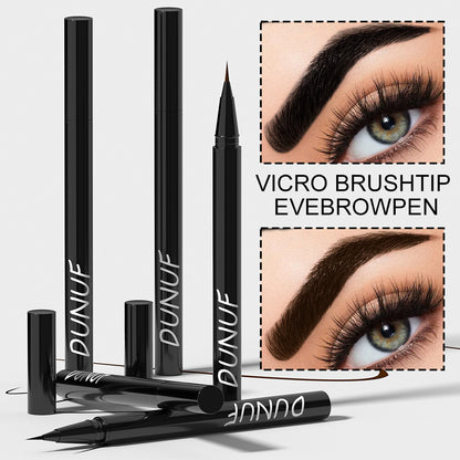 2-Color Liquid Eyeliner Waterproof Quick-Dry Smudge-Proof Eyes Makeup for Women