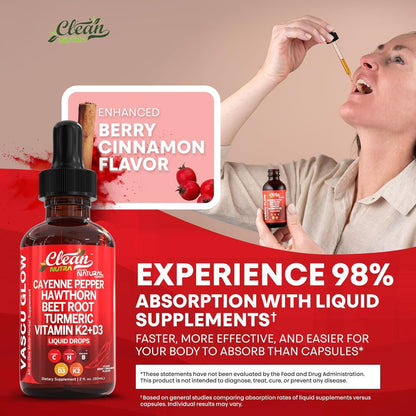 2PACK Capsaicin Drops with Hawthorn to Support Metabolism and Circulation
