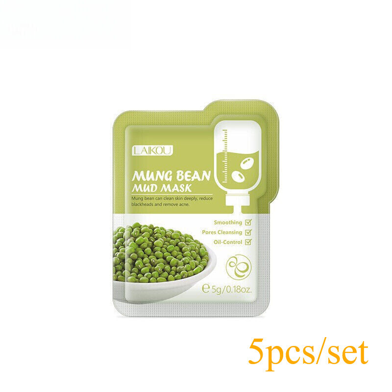 Cleaning Skin Masks Set 6 Scent mud skin Pores Cleaning Hydrating Oil-control