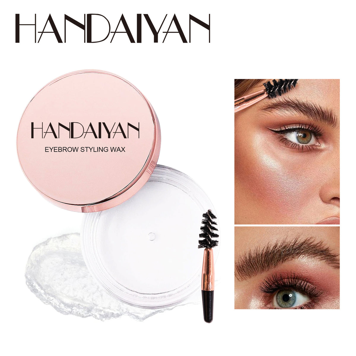 Eyebrow Liner Mascara Clear Invisible Hold Natural Look Eyebrow Wax