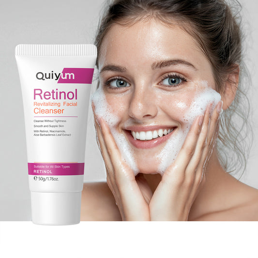 QUIYUM Retinol 1.76 oz Niacinamide Revitalizing Facial Foaming Cleansers Cream