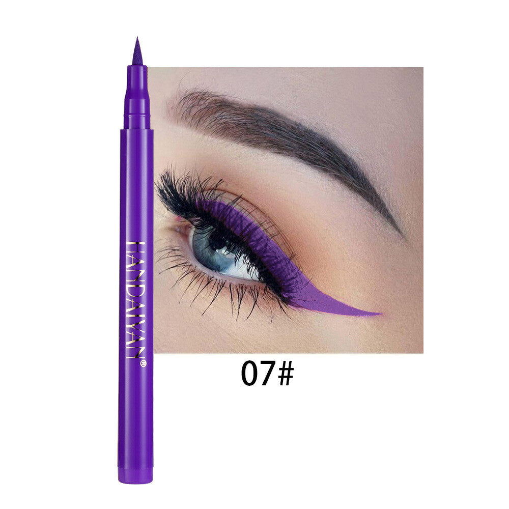 Colorful Eyeliner Eye Pencils - Ultra-Fine Tip, Waterproof, Smudge-Proof