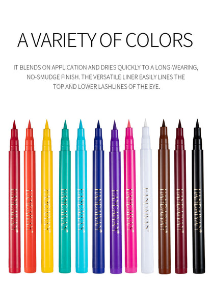 12-Piece Matte Eyeliner Gift Set · Long-Lasting & Smudge-Proof Waterproof