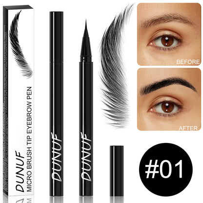 2-Color Liquid Eyeliner Waterproof Quick-Dry Smudge-Proof Eyes Makeup for Women