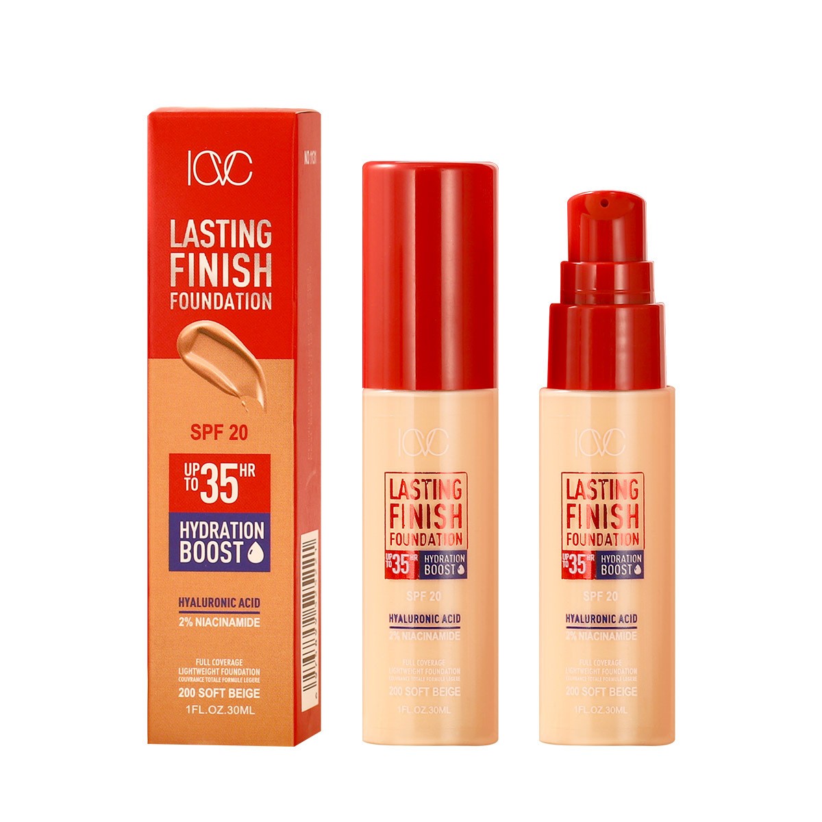 24H Wear BB Cream Foundation - Matte Finish, Oil Control, Tinted Moisturizer