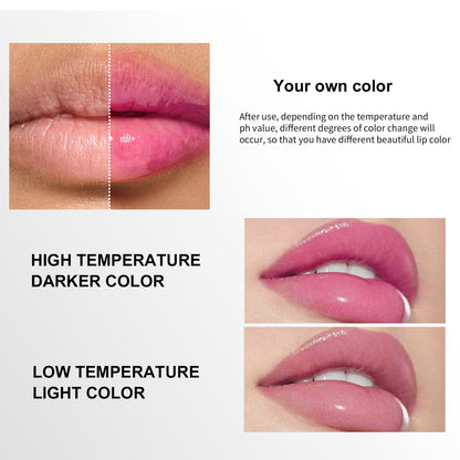 Color-Changing Shimmer Lip Gloss Moisturizing Long lasting Liquid Lipstick