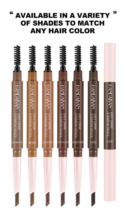 Dual-Ended Eyebrow Liner · Waterproof & Long-Lasting Built-in Spoolie Brush