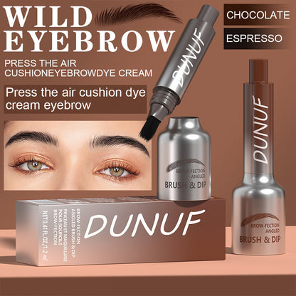 2-Color Waterproof Eyeliner Mascara - Natural Gradient, 24H Smudge-Proof