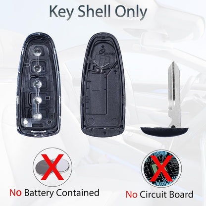 Key Fob Shell Case Replacement Fit for Ford Lincoln Keyless Entry Remote Control