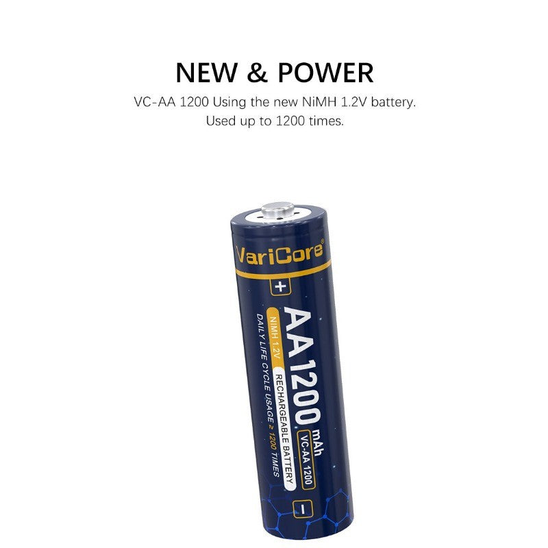 VariCore 1.2V Ni-MH AA 1200mAh Rechargeable Battery for Toys Remote
