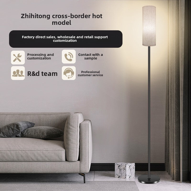 LED Floor Lamp High-end Bedroom Bedside Table Lamp RGB Bluetooth Dimming