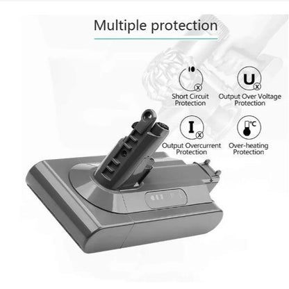 21.6V 28Ah Rechargeable Li-ion Battery for Dyson V6 V7 V8 V10 DC16 Tools