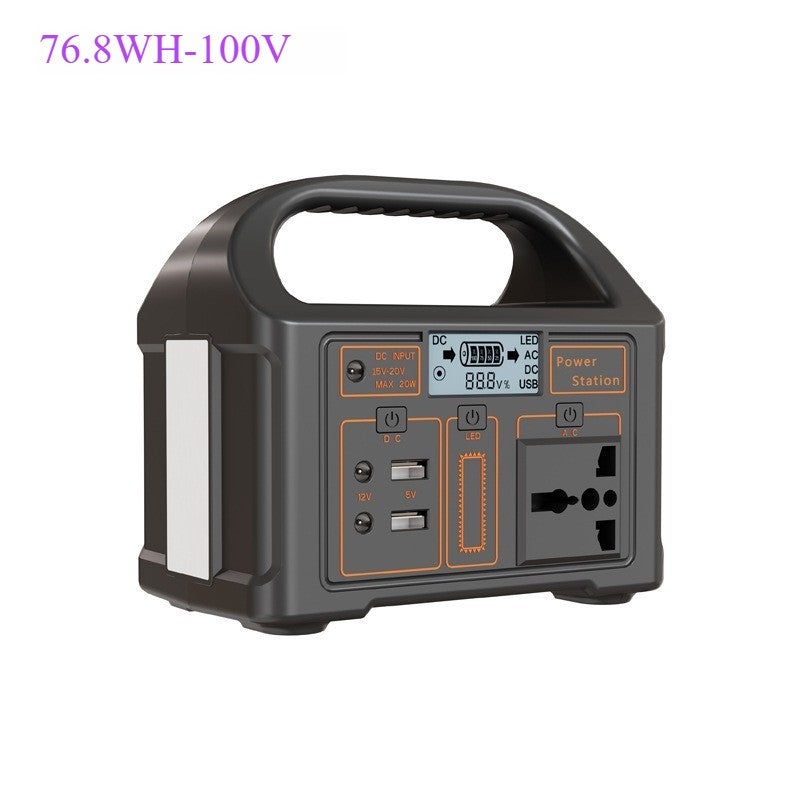 100W Portable Power Station 110V/220V LiFePO4 for Outdoor Camping Emergency