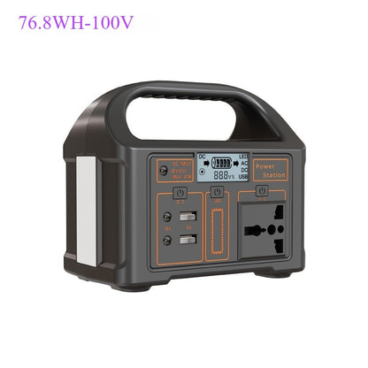 100W Portable Power Station 110V/220V LiFePO4 for Outdoor Camping Emergency