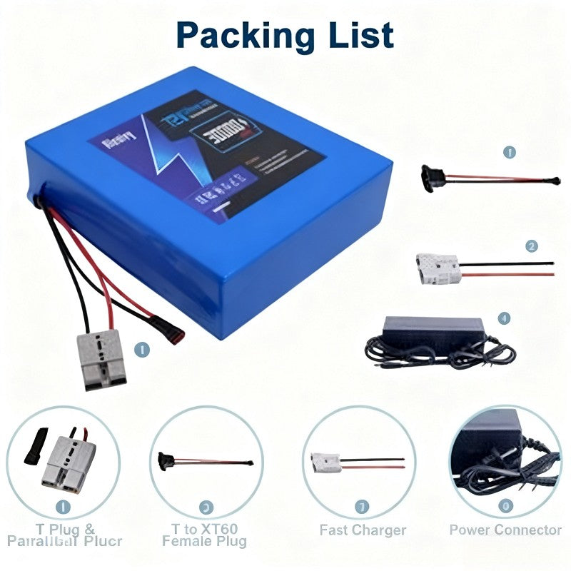 72V 20S2P Li-ion Battery Pack with Enclosure 15Ah 20Ah 30Ah 45Ah for E-Bike