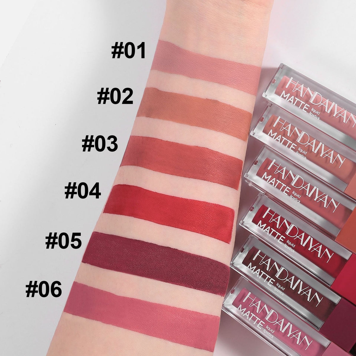 Matte Square Lip Gloss - Waterproof Transfer-Proof Long Lasting Liquid Lipstick