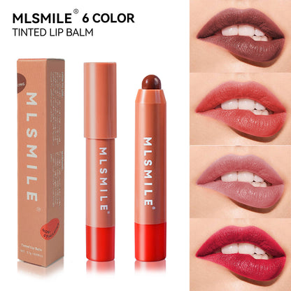 Moisturizing Lipstick Lip/cheek Dual-use 6 Colors Long-lasting Moisturizing