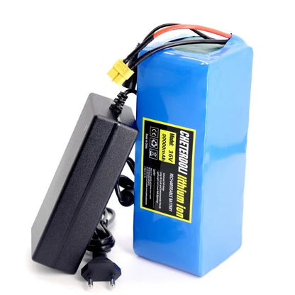 10S4P 36V 100Ah Electric Scooter Rechargeable Li-ion Battery Pack for E-bike