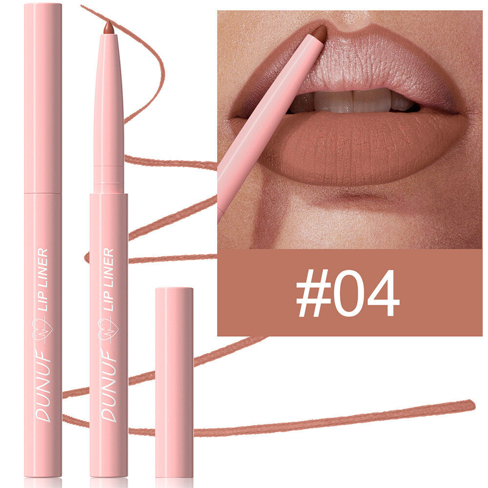 12 Colors Lip Liner Pencils - Velvet Matte Lipstick Beginner Friendly Waterproof