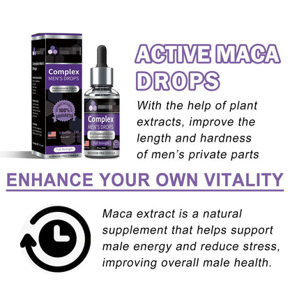 Complex Men's Drops Active Maca Drops ginseng Epimedium herb Sexual Remedies