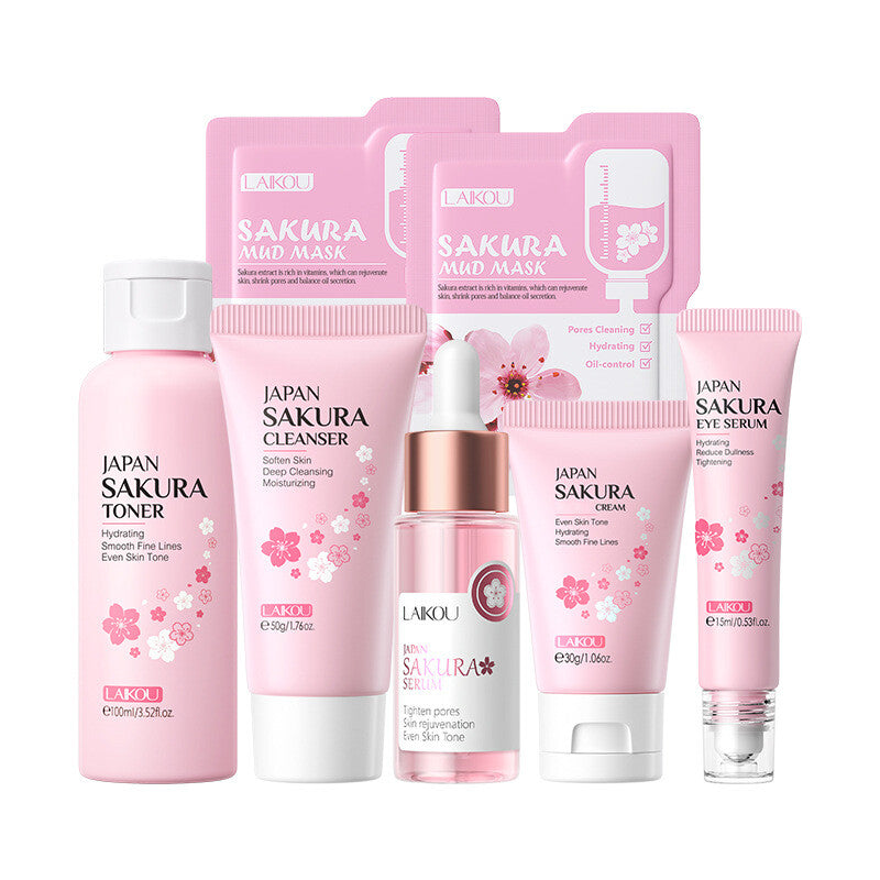 Skin Care set Skin Masks Cleansing Device Eye Mask Essence Cleanser Hand Cream