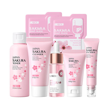 Skin Care set Skin Masks Cleansing Device Eye Mask Essence Cleanser Hand Cream