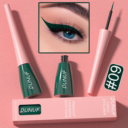 8Color Waterproof Liquid Eyeliner Vibrant Longwear Smudge-Proof Makeup for Women
