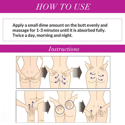 Butt Enlargement Cream for Women - Natural Growth & Lifting Formula