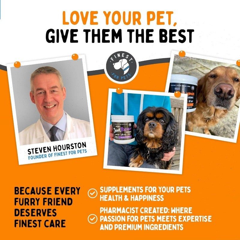 Omega 3 Fish Oil for Dogs & Cats with EPA & DHA for Skin & Coat Health