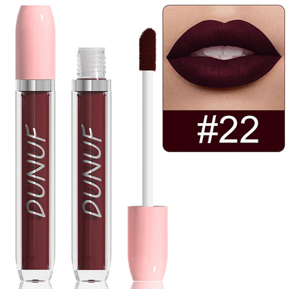Matte Velvet Liquid Lipstick 25 Colors Lip Gloss Waterproof Non-Sticky