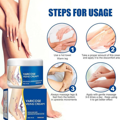 Leg Vein Comfort Cream for Soothing Relief and Skin Moisturizing Care
