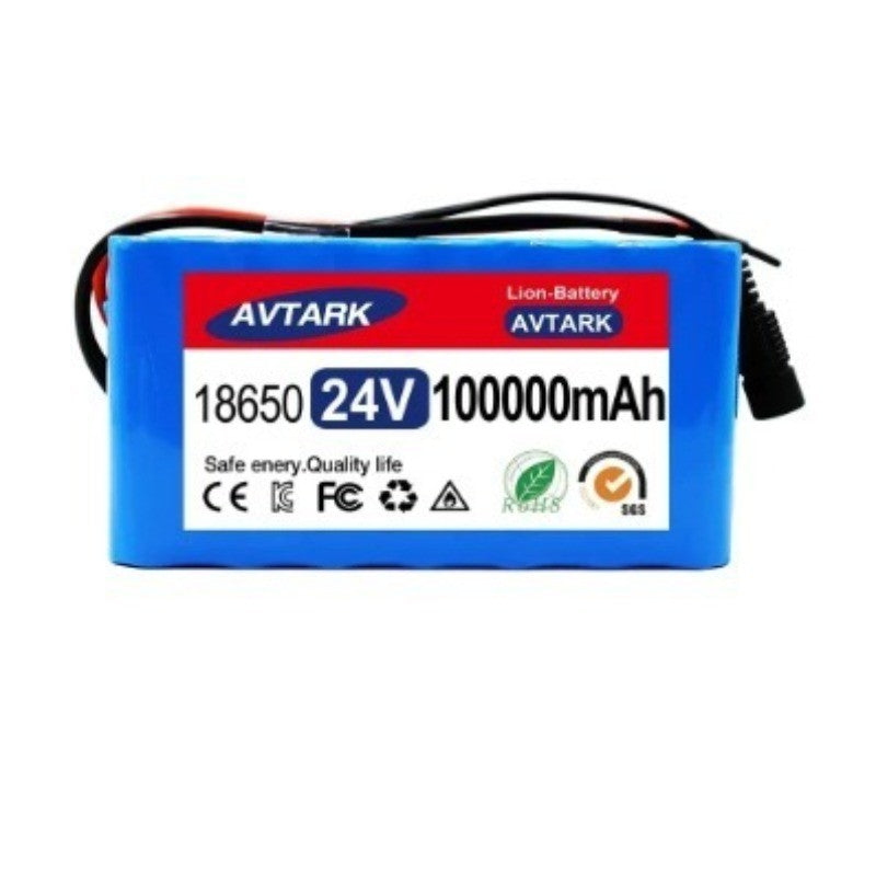 24V 100Ah Li-ion Battery Rechargeable 7S3P for E-Bike E-Scooter with BMS